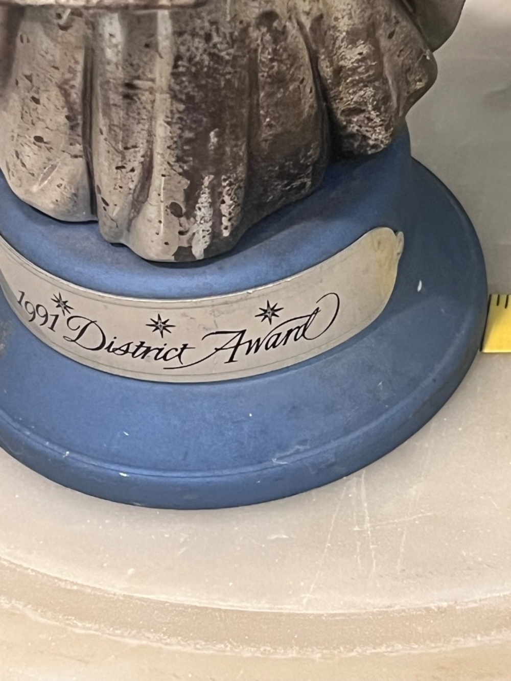 1991 District Award Pewter Figurine #2 Total Sales - Picture 8 of 9